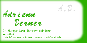 adrienn derner business card